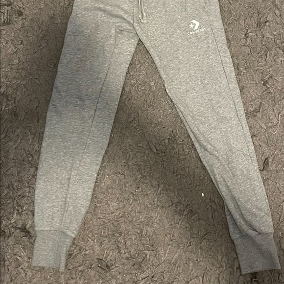 Womens Grey Converse Jogger Sweatpants Small - Picture 3 of 3